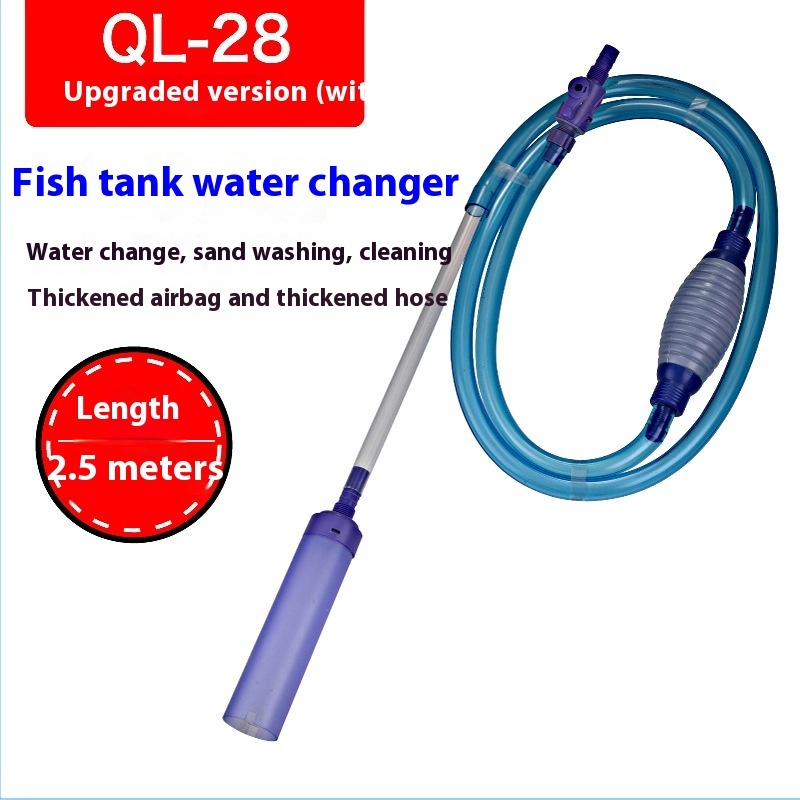 Fish Tank Water-absorbing Machine Siphon Tube Manual Water Exchange Suction Wall-hung Urinal photo 4