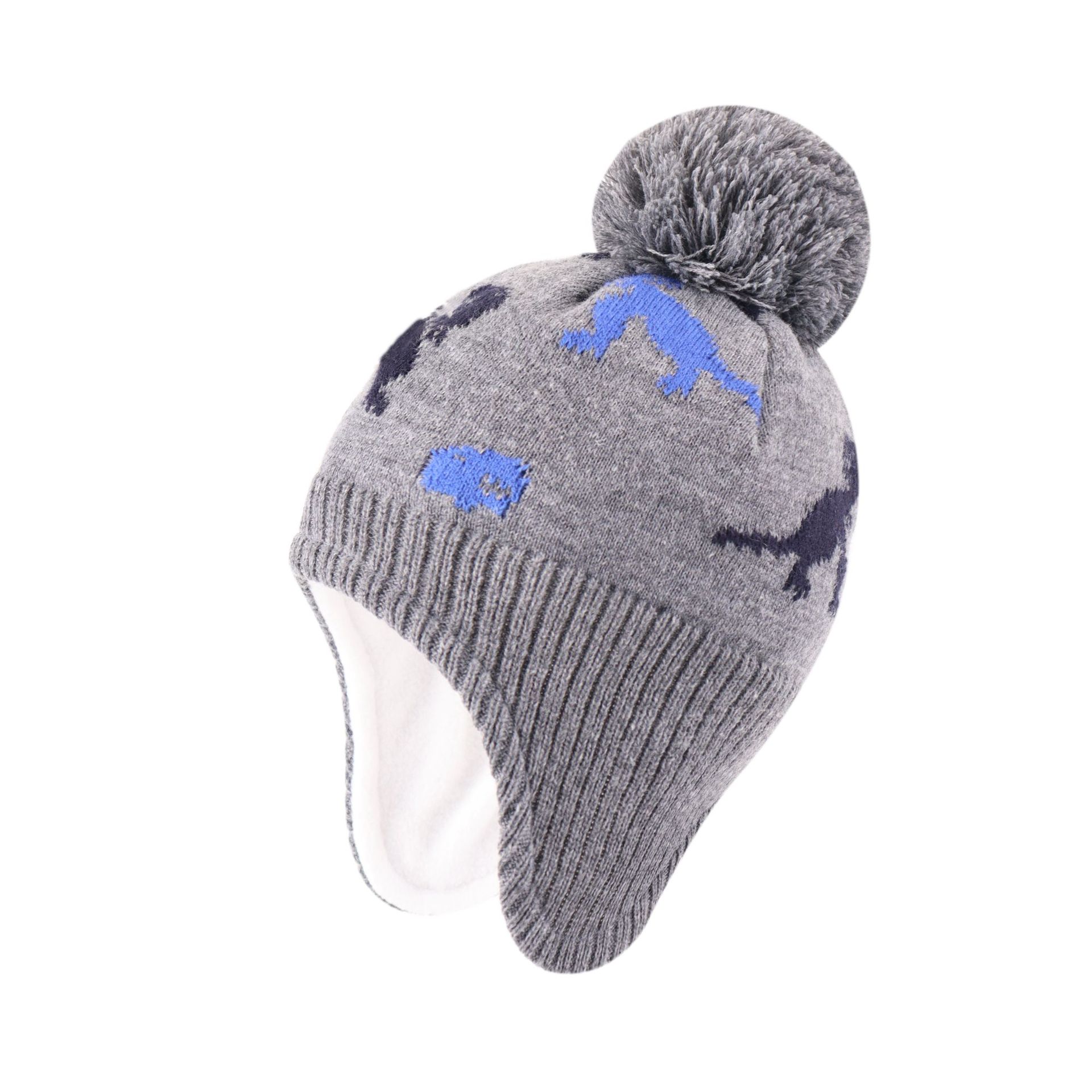 Autumn And Winter Warm Dinosaur Earmuffs photo 7