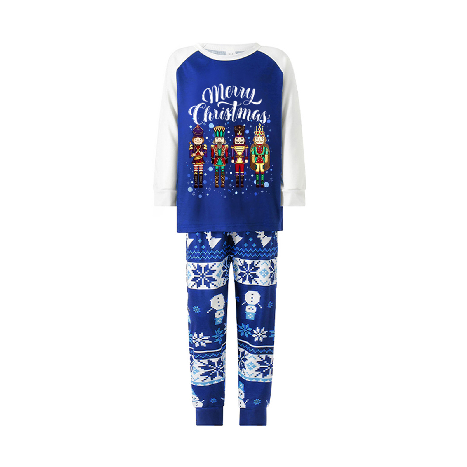 Parent-Child Outfit Home Decoration Fall Wear Long Sleeves Christmas Sleeping Homewear Suit photo 5
