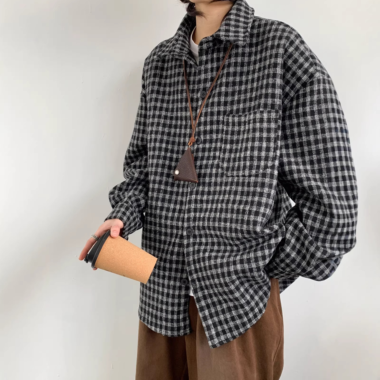 Versatile Retro Loose-Fit Mens Jacket photo 1