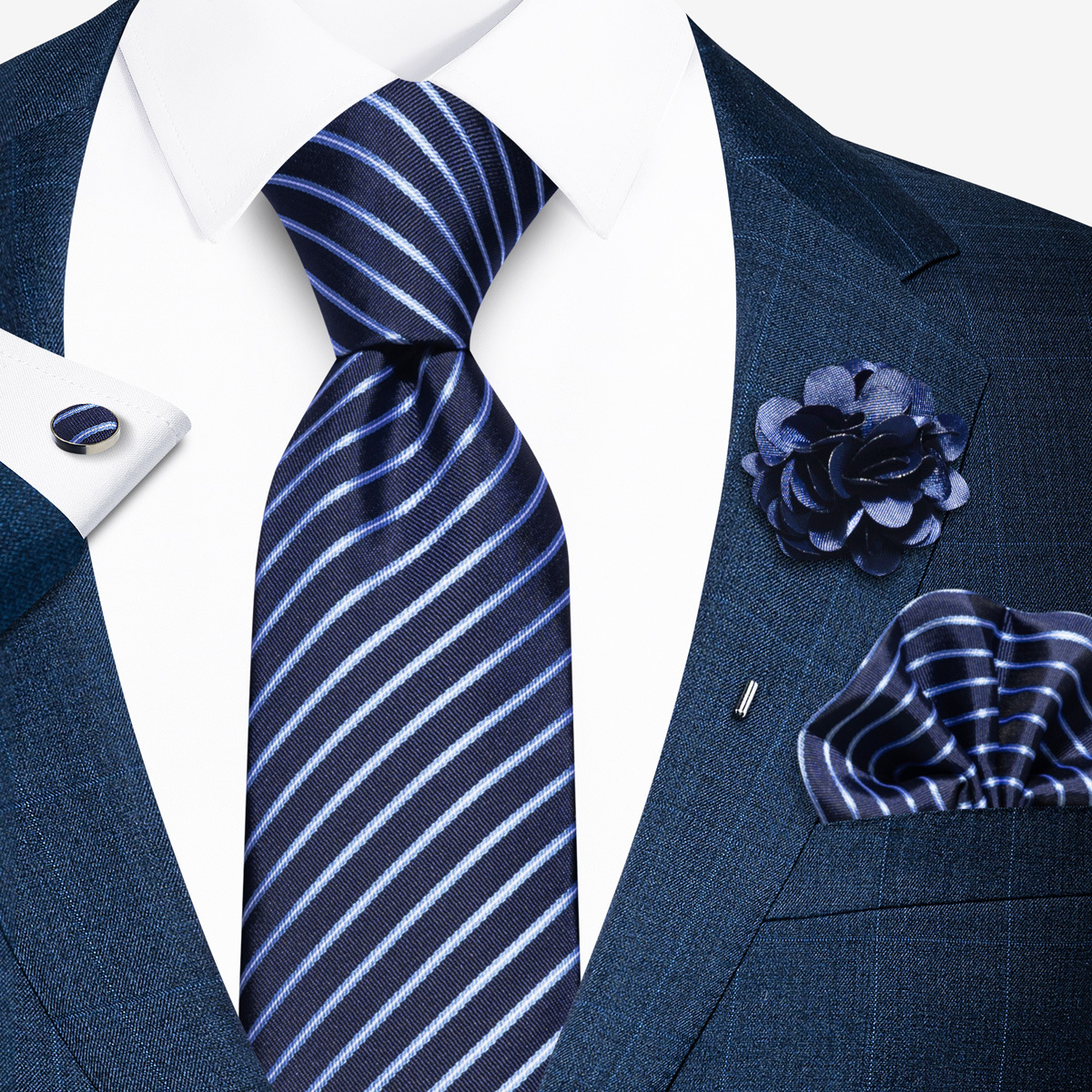 Tencel Jacquard Business Formal Necktie photo 4