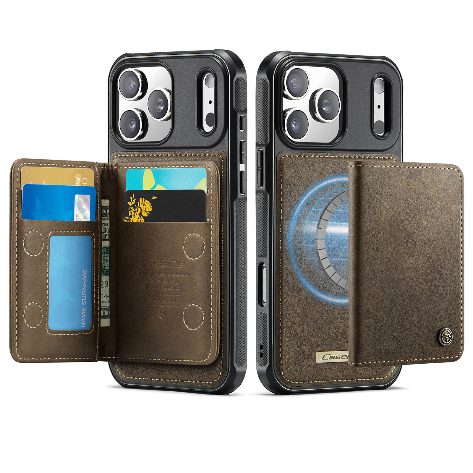 Magnetic Two-in-one Card Holder Phone Case photo 4
