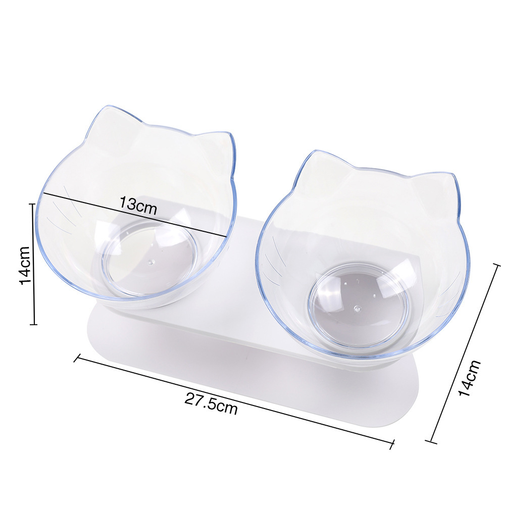 Kitten Bowl Pet Cervical Support Feeding Food Basin photo 8