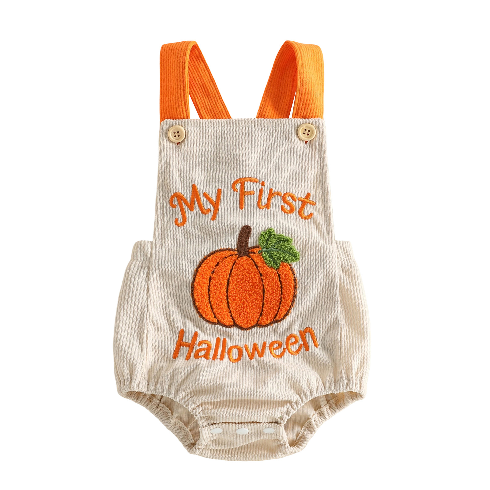 Cute Casual Baby Onesie Waffle-Knit Bodysuit photo 2