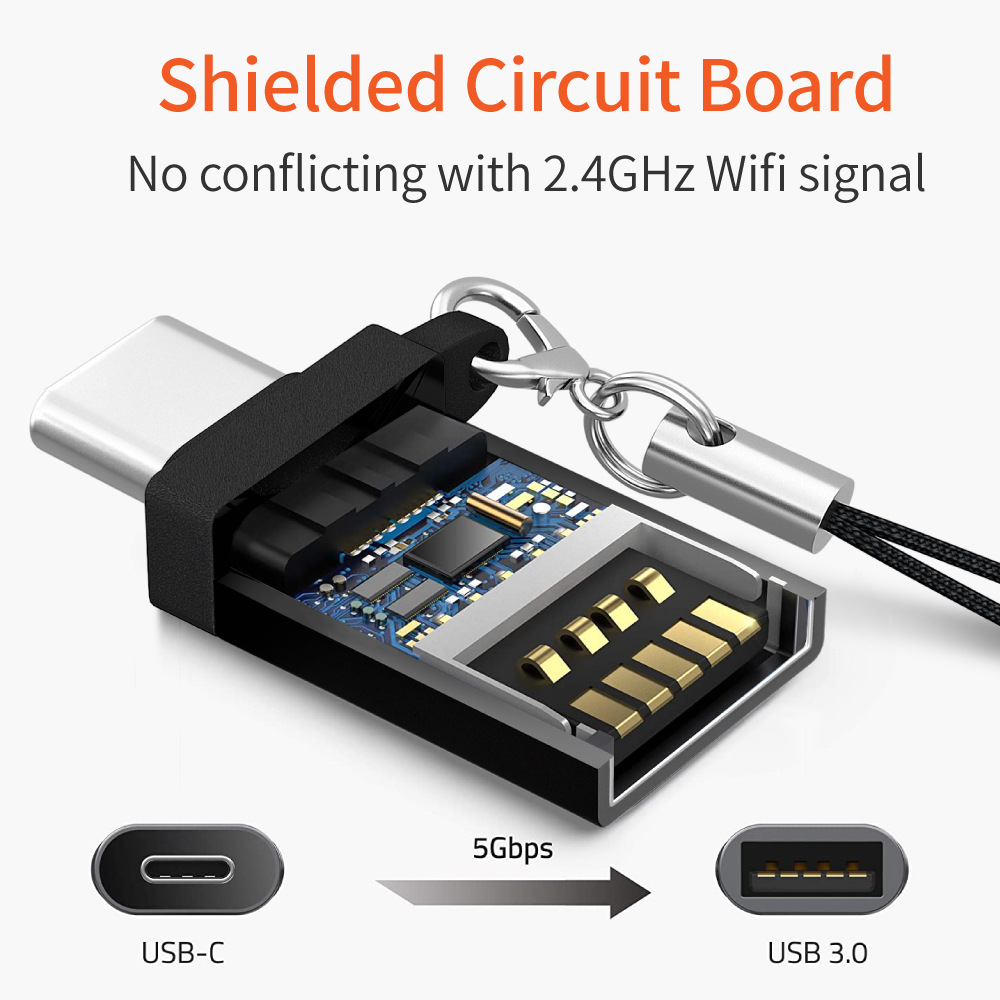OTG Adapter Compatible With USBDrivesTo USB 30 Female ConverterHigh quality photo 6
