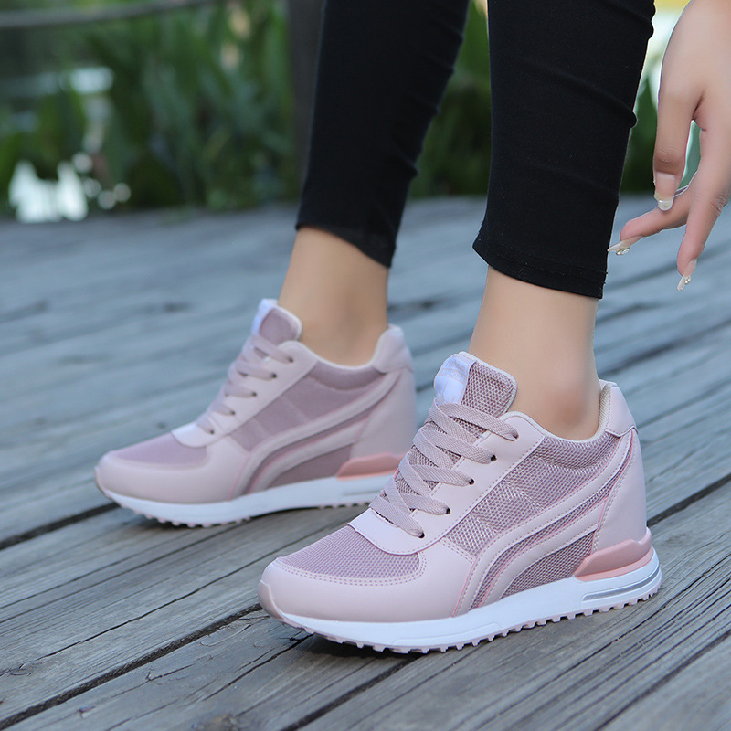Mesh Breathable Height Increasing Insole Casual Sneaker photo 4