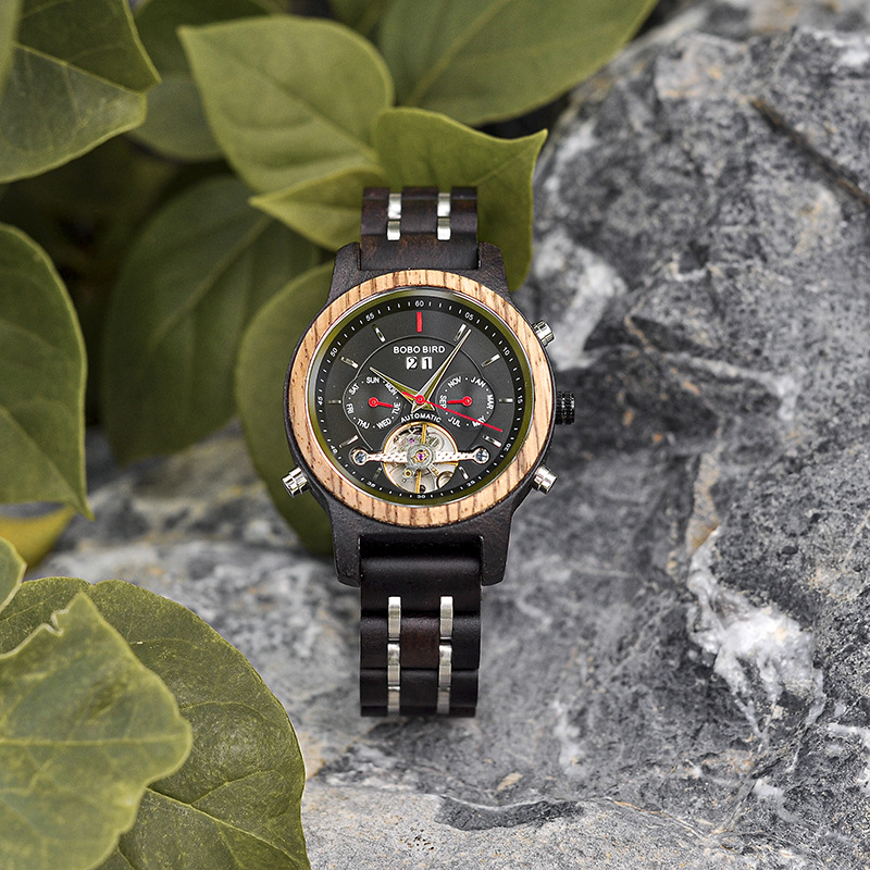 Wooden Watch Classic Analog Quartz Fashionable photo 3