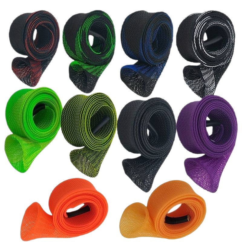 Luya Fishing Rod PET Woven Nylon Sleeve photo 3