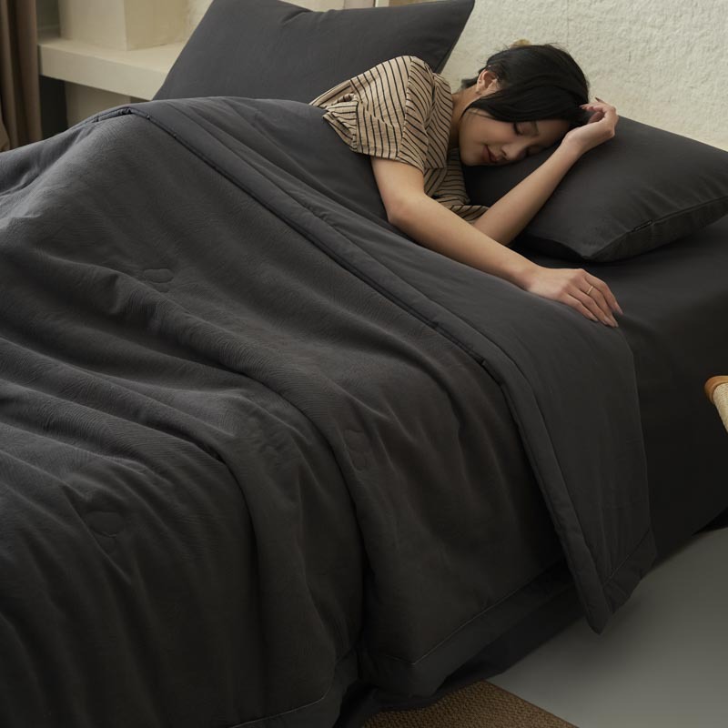 Washed Cotton Jacquard Summer Air-conditioning Quilt photo 2