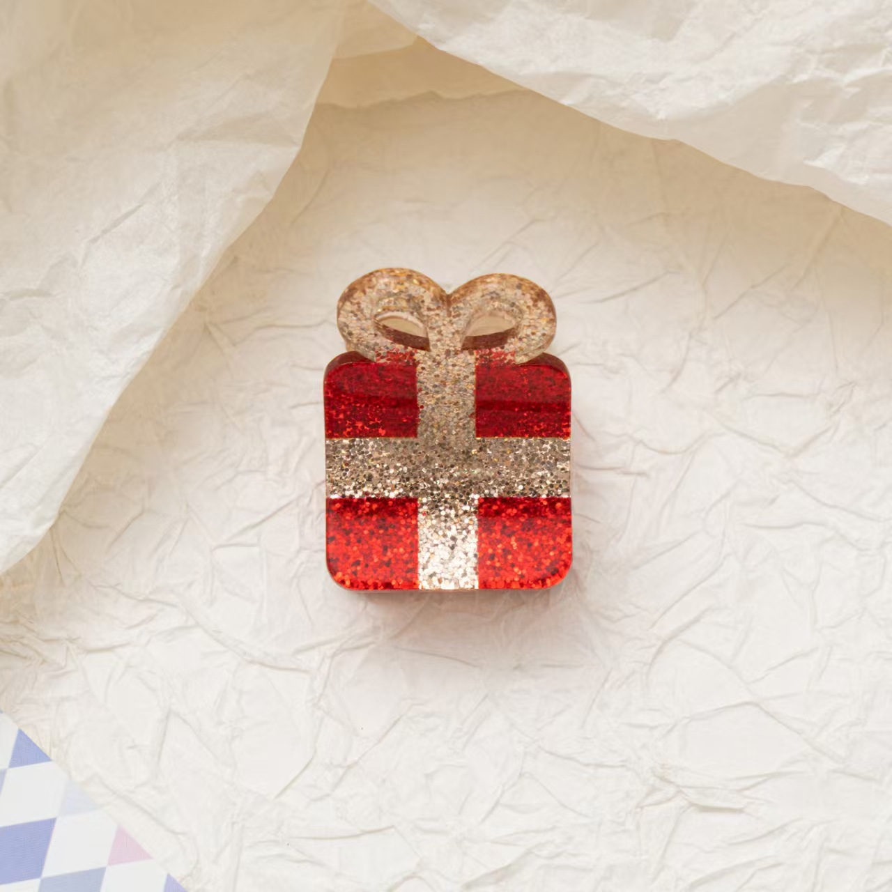 Cute Christmas Tree Santa And Snowman Hair Clip For Half-up Hairstyles photo 5
