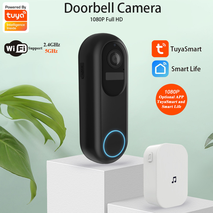 Smart Visual Doorbell Monitoring Intercom Low Power Camera photo 1