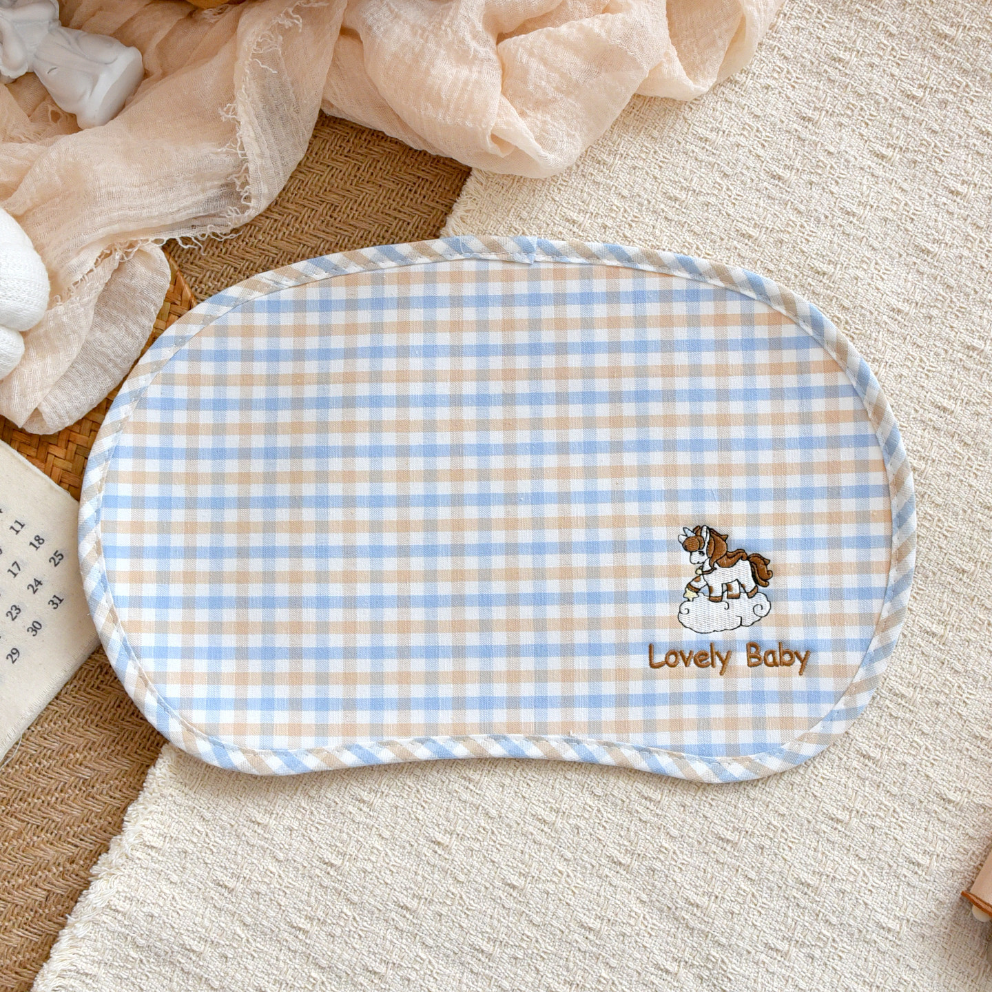 Infant And Toddler Summer Sweat-absorbing, Breathable Pillow Pillow Pad photo 2