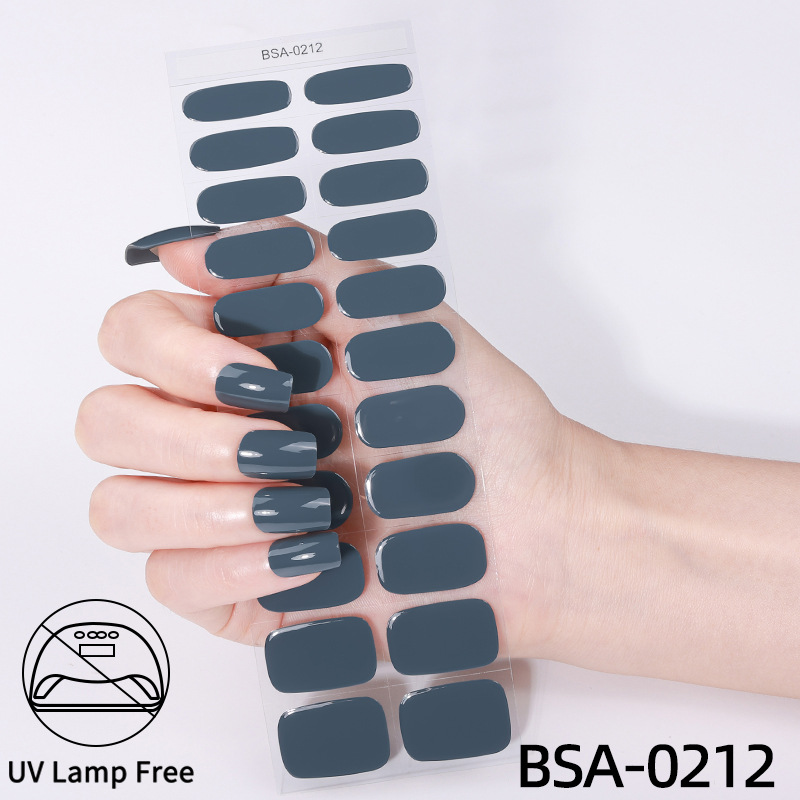No-Cure-Lamp Gel Nail Sticker Set photo 1