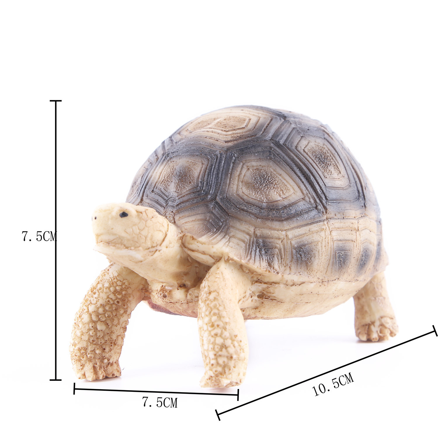 Resin Ornamental Figurine For Pet Turtle Tanks, Designed To Mimic A Brazilian Turtle Habitat photo 2