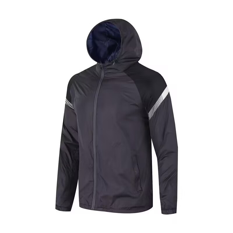 Waterproof Mens And Womens Sports Hooded Trench Coat photo 7