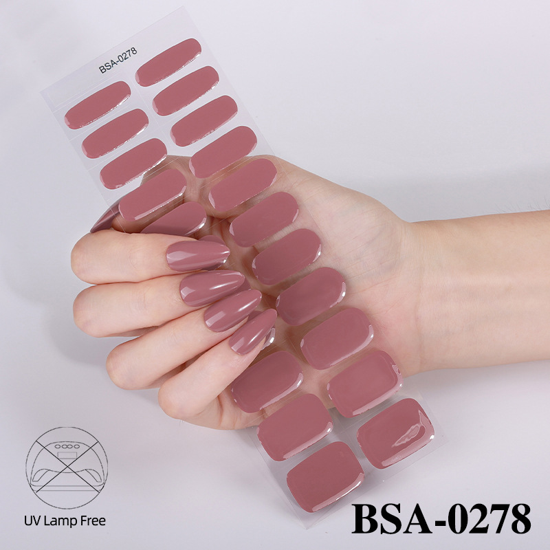 No-Cure-Lamp Gel Nail Sticker Set photo 7