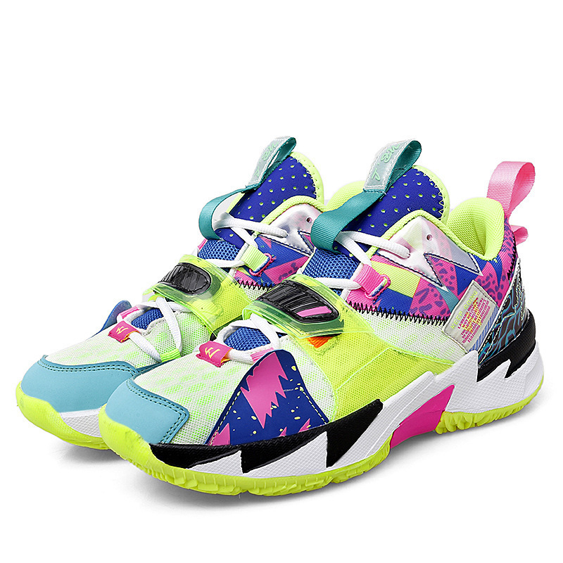 Autumn Flying Surface Woven Youth Basketball Shoes photo 7