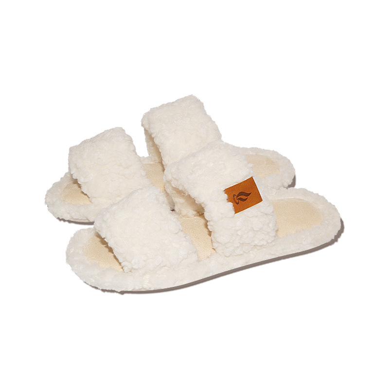 Women's AutumnWinter IndoorOutdoor Fleece-Lined Warm Non-Slip Slippers photo 2