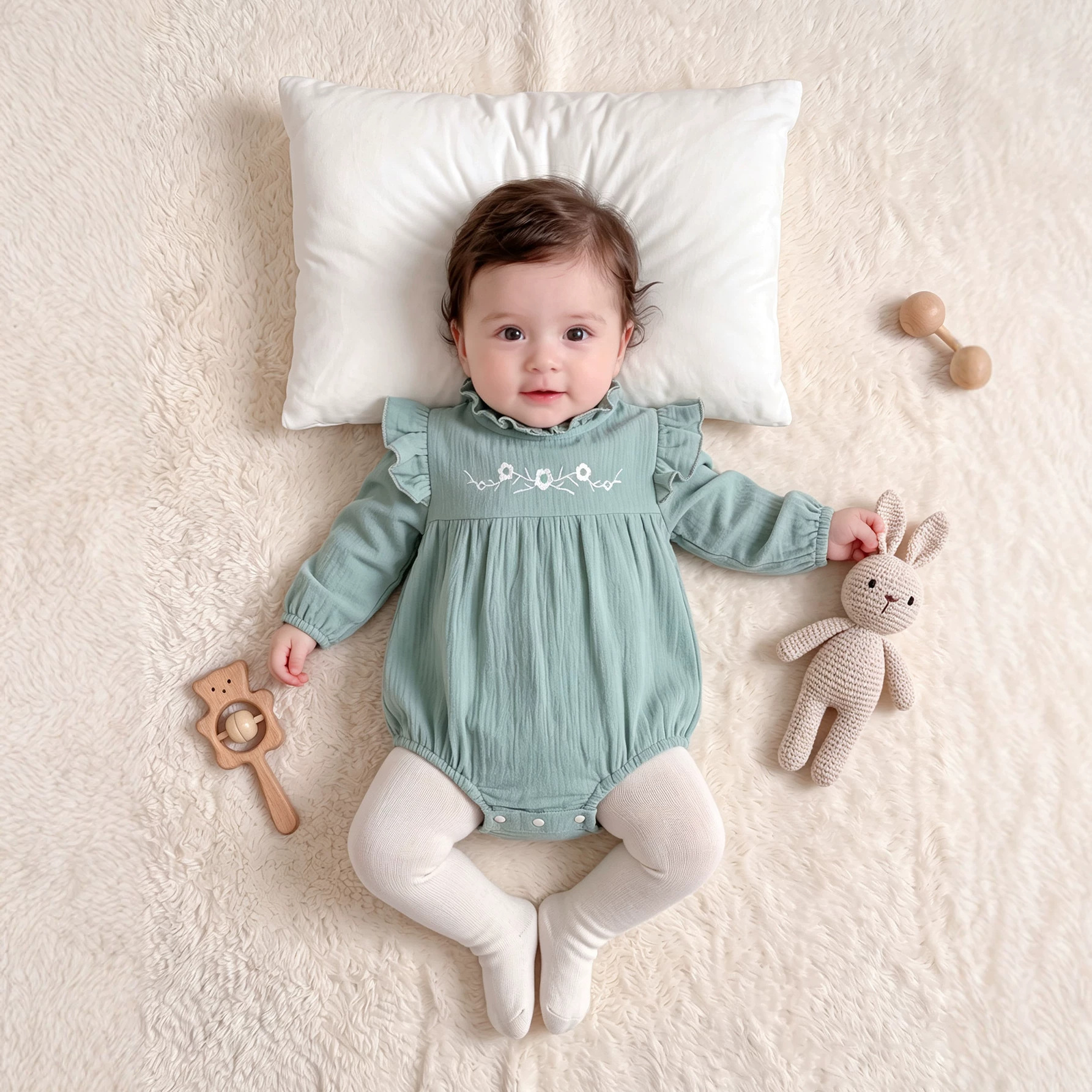 Long-sleeve Hooded Newborn Clothing photo 1