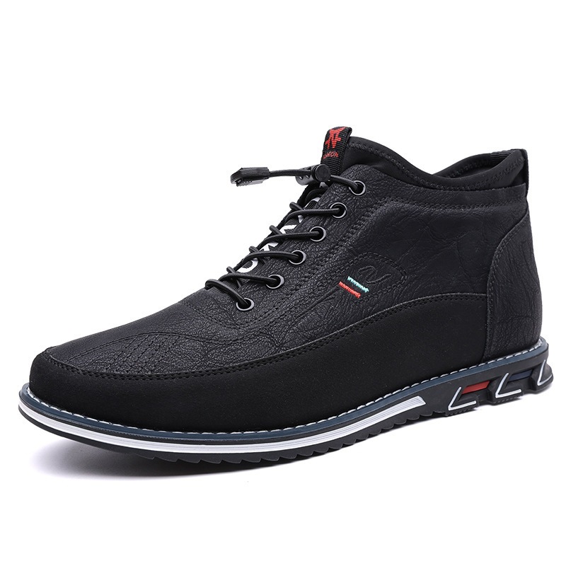 Mens High-top Stylish Mid-calf Boots photo 3
