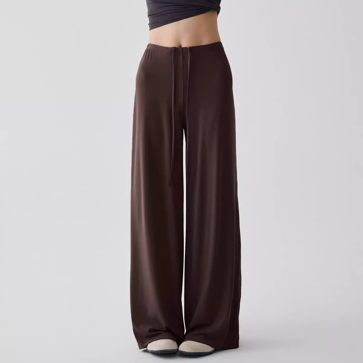 Loose-fitting High-elasticity Yoga Pants Quick-drying Casual Wide-leg Running And Fitness Pants photo 3