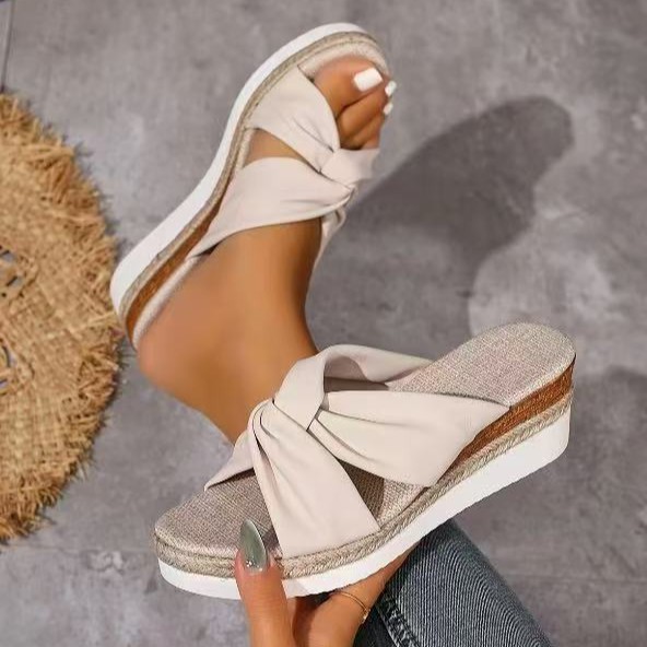 Cross-border Foreign Trade Large-size Fish-mouth Women's Sandals photo 1