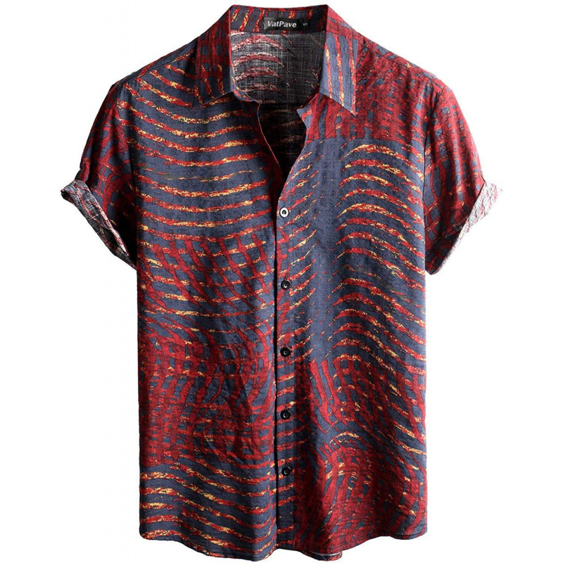 Fashion Summer Printed Hawaiian Shirt For Men photo 5