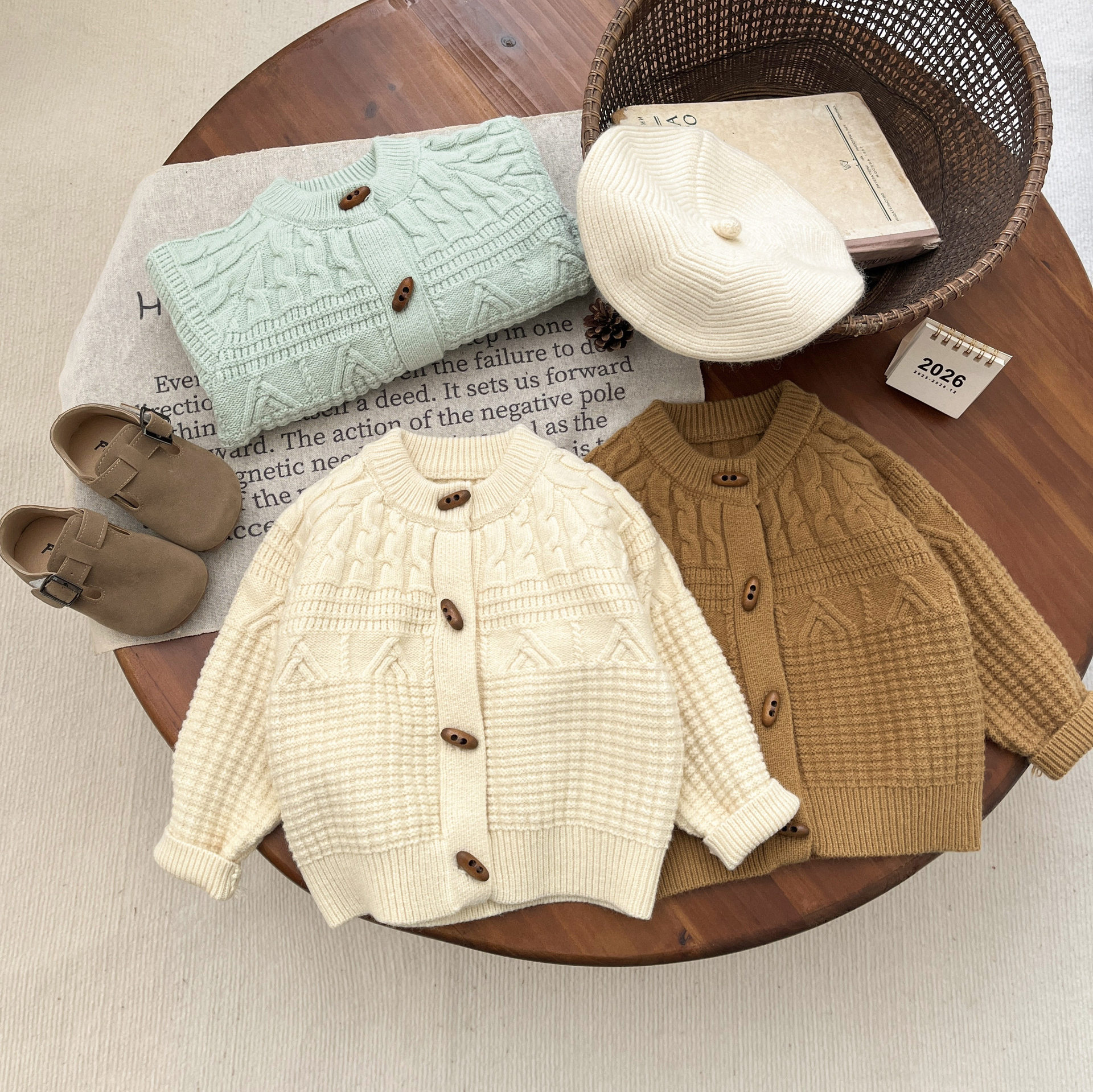 Childrens Fashion Knitted Cardigan Jacket photo 2