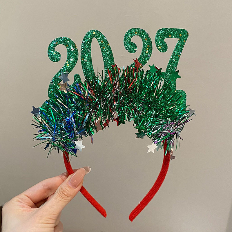 New Digital Christmas And New Years Eve Party Headband photo 5