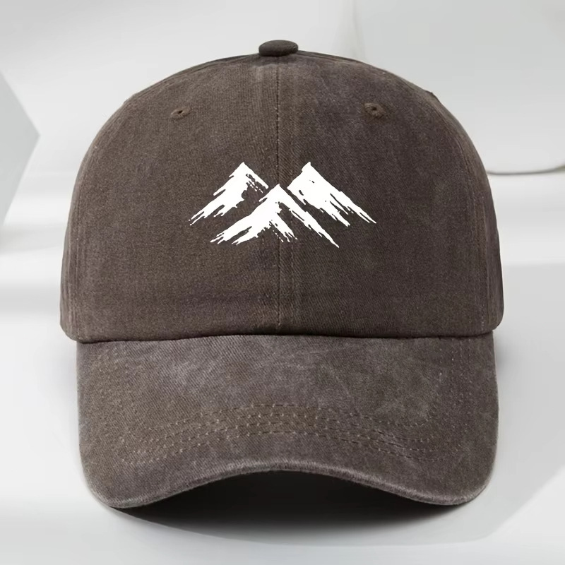 Printed Vintage Distressed Washed Mens Casual Cap photo 6