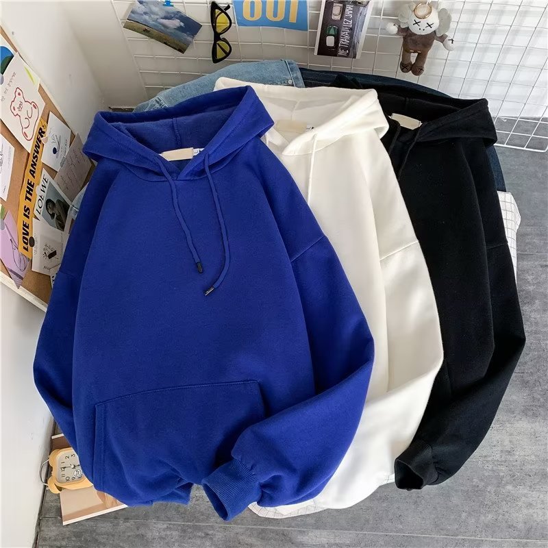 Men's Loose-fitting Pullover Hoodie photo 1