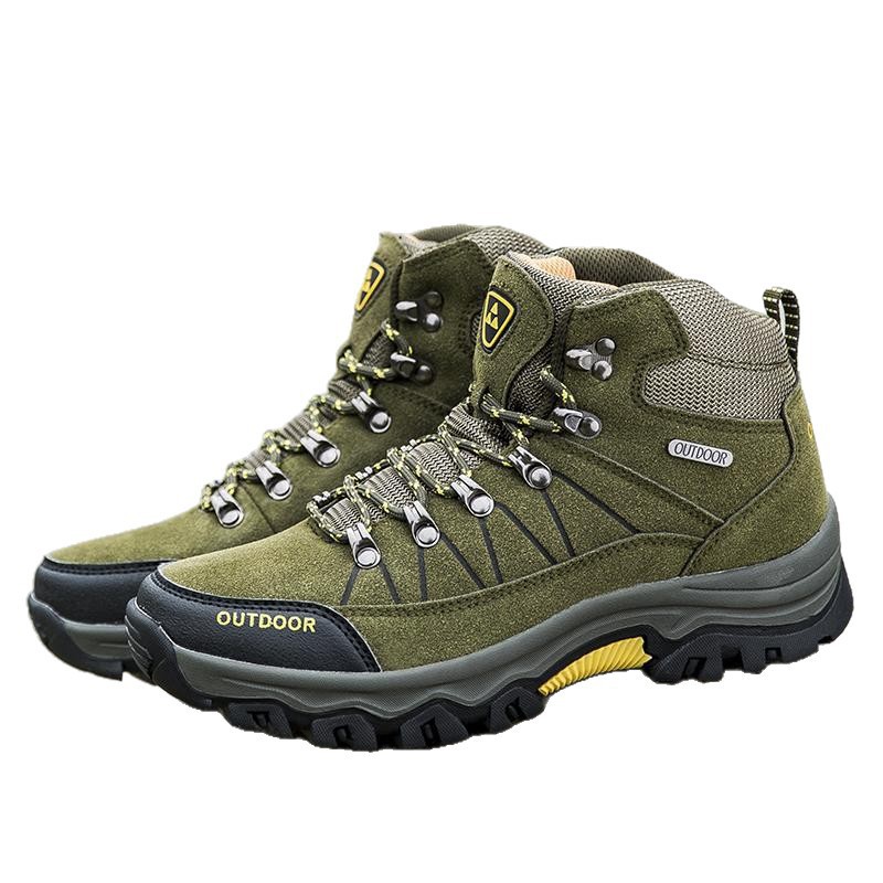 Outdoor Hiking Boots With Fleece Lining Warm And Cozy Cotton Shoes photo 5