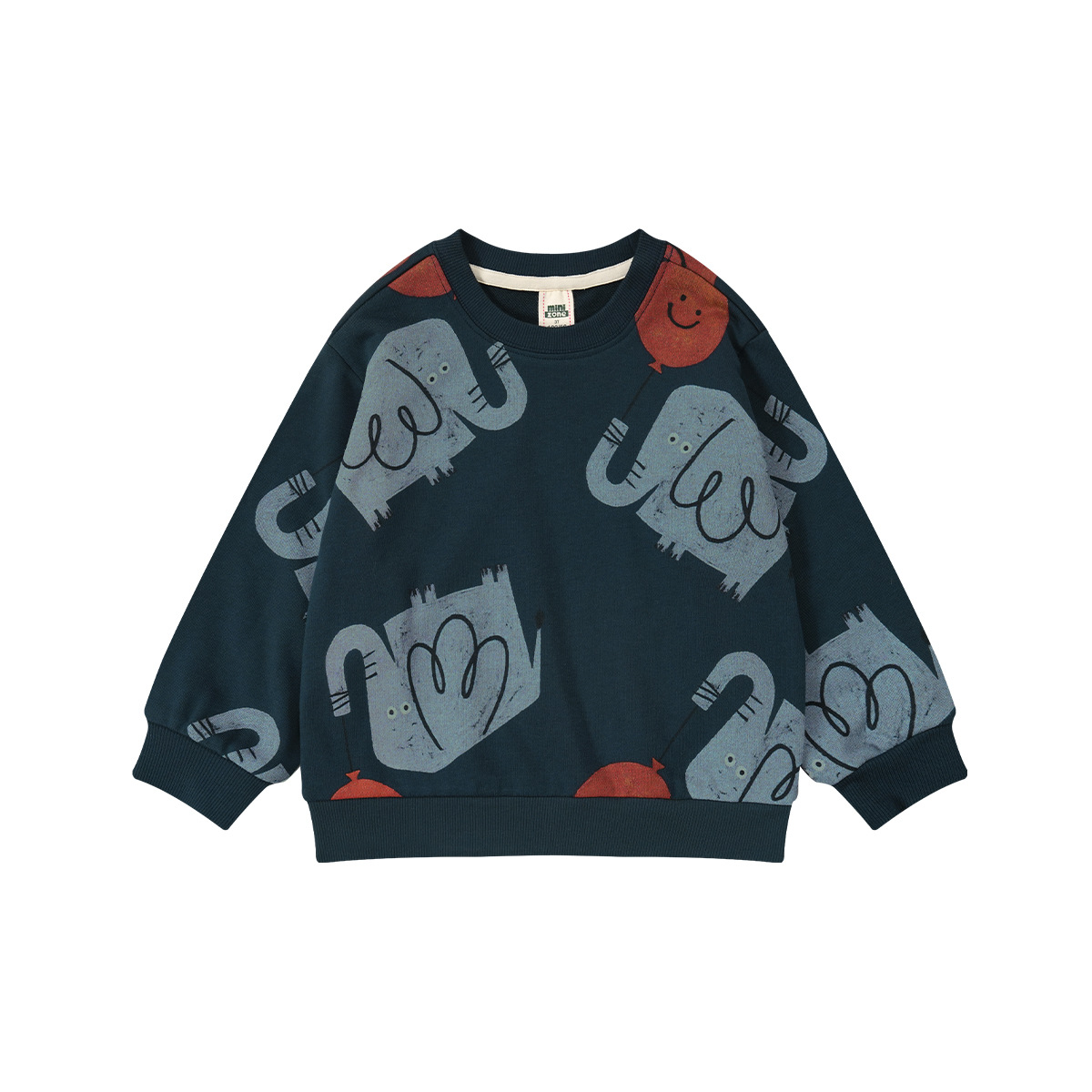 Spring And Autumn Girls Sweatshirt With Ribbed Cuffs photo 5