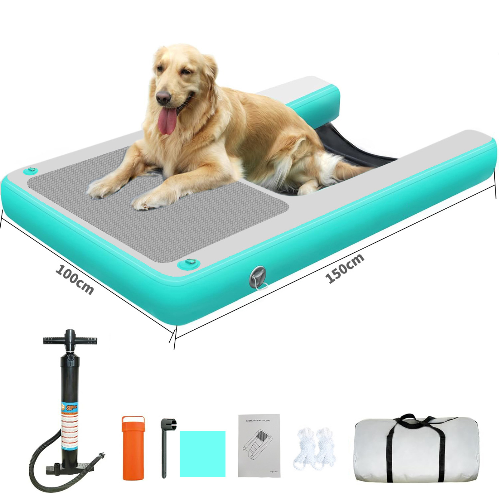 Dog Float Board Pet Water Toy, Double-layer Dog Ladder photo 3