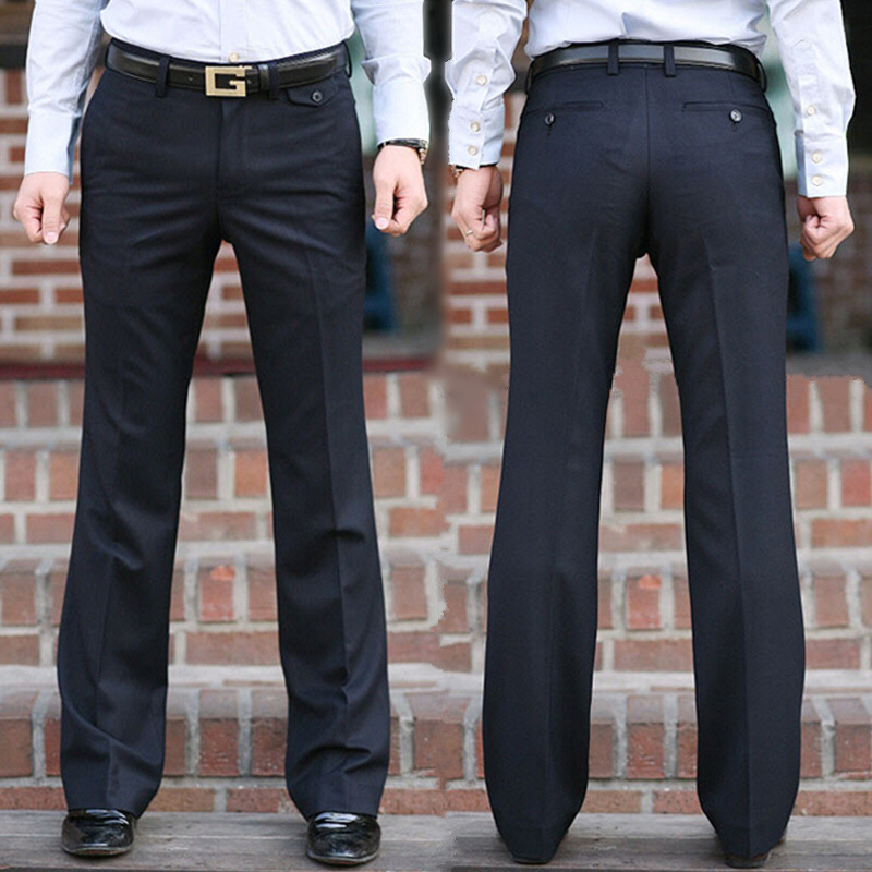 Men's Straight-leg Wide-leg Dress Pants photo 5