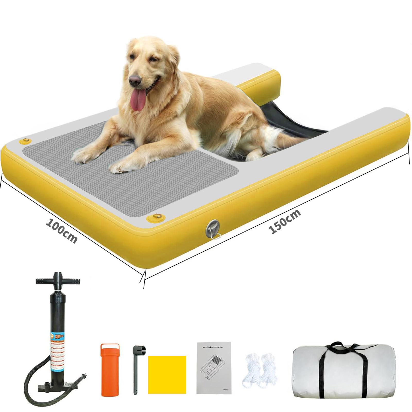 Dog Float Board Pet Water Toy, Double-layer Dog Ladder photo 2