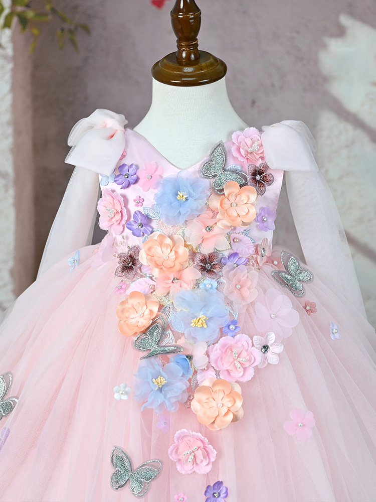 Handmade Three-Dimensional Tulle Princess Dress photo 4