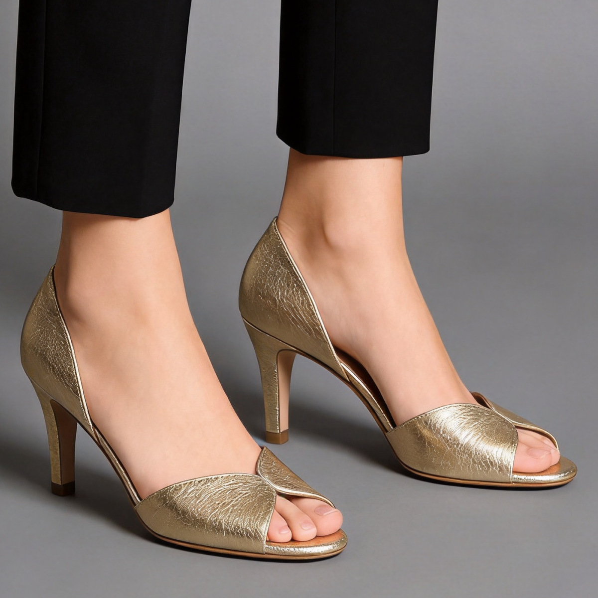 Plus-size Stiletto-heel Open-toe Sandals photo 2