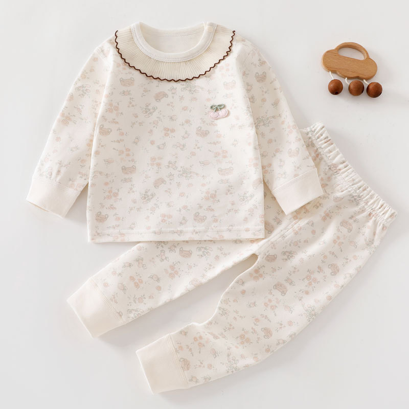 Baby Two-piece Set Seamless Design Essential Base Layer For Newborns photo 2