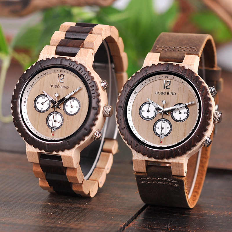 R08 Classic Wooden Analog Quartz Watch photo 1