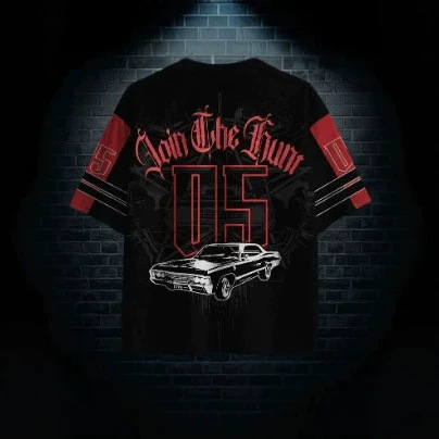 V-neck T-shirt With A Devil Skull Print photo 2