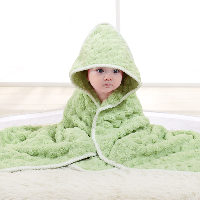 Children's Cartoon Hooded Bathrobe Blanket photo 5