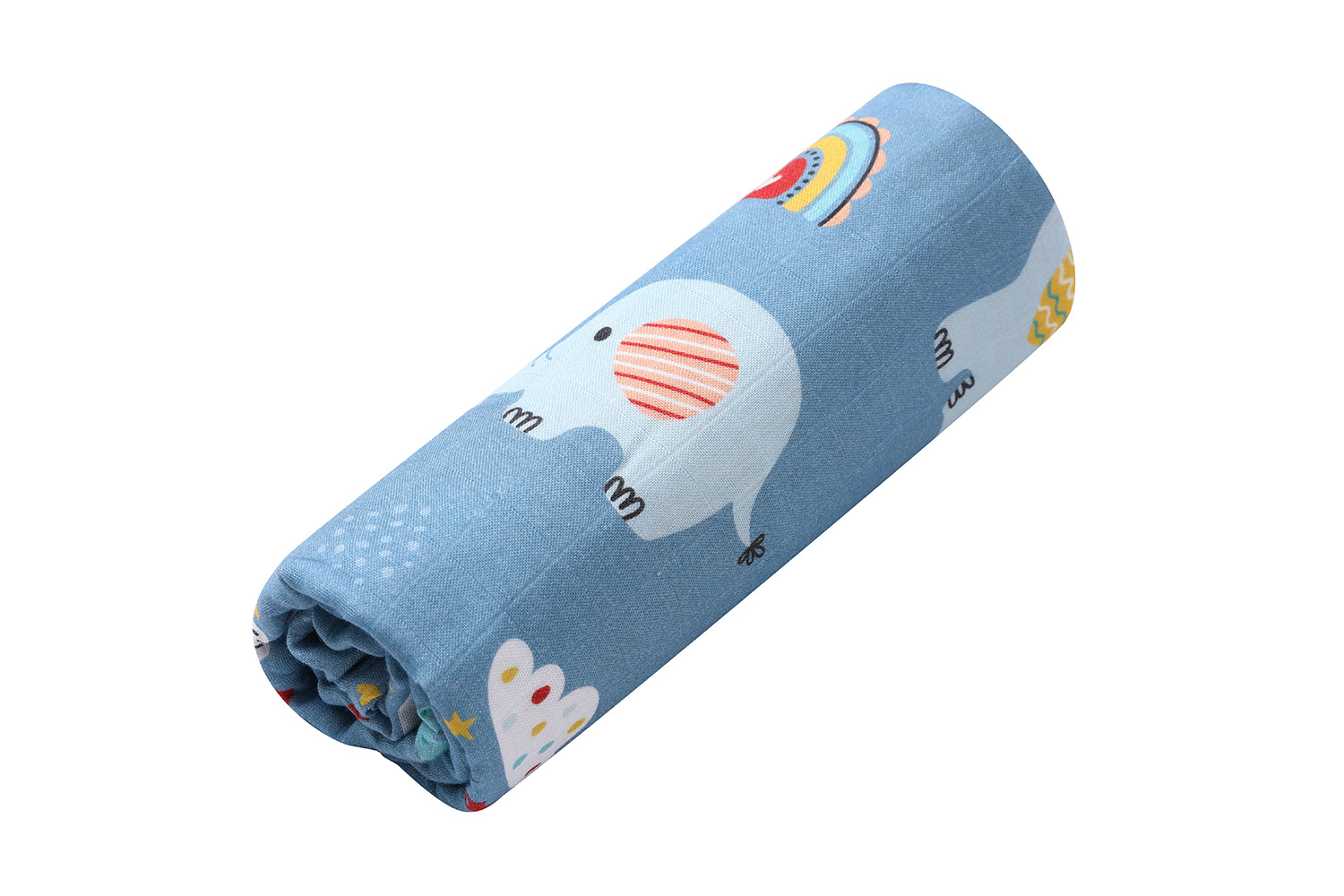 Antibacterial Bamboo Cotton Single-Piece Printed Gauze Blanket photo 5
