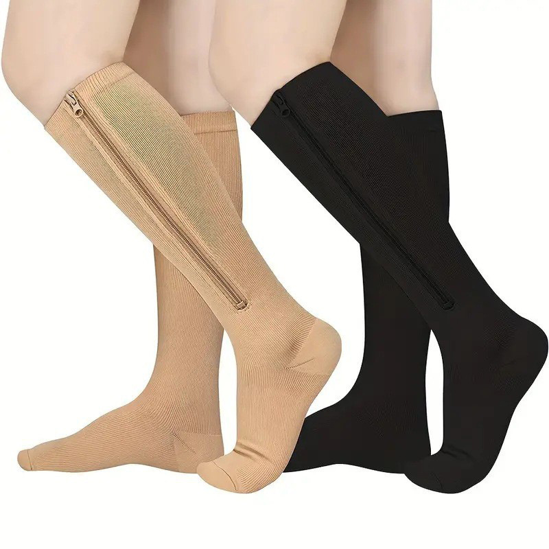 Compression Socks With Stretch For Exercise Zip Sox Sweat-wicking And Breathable photo 1