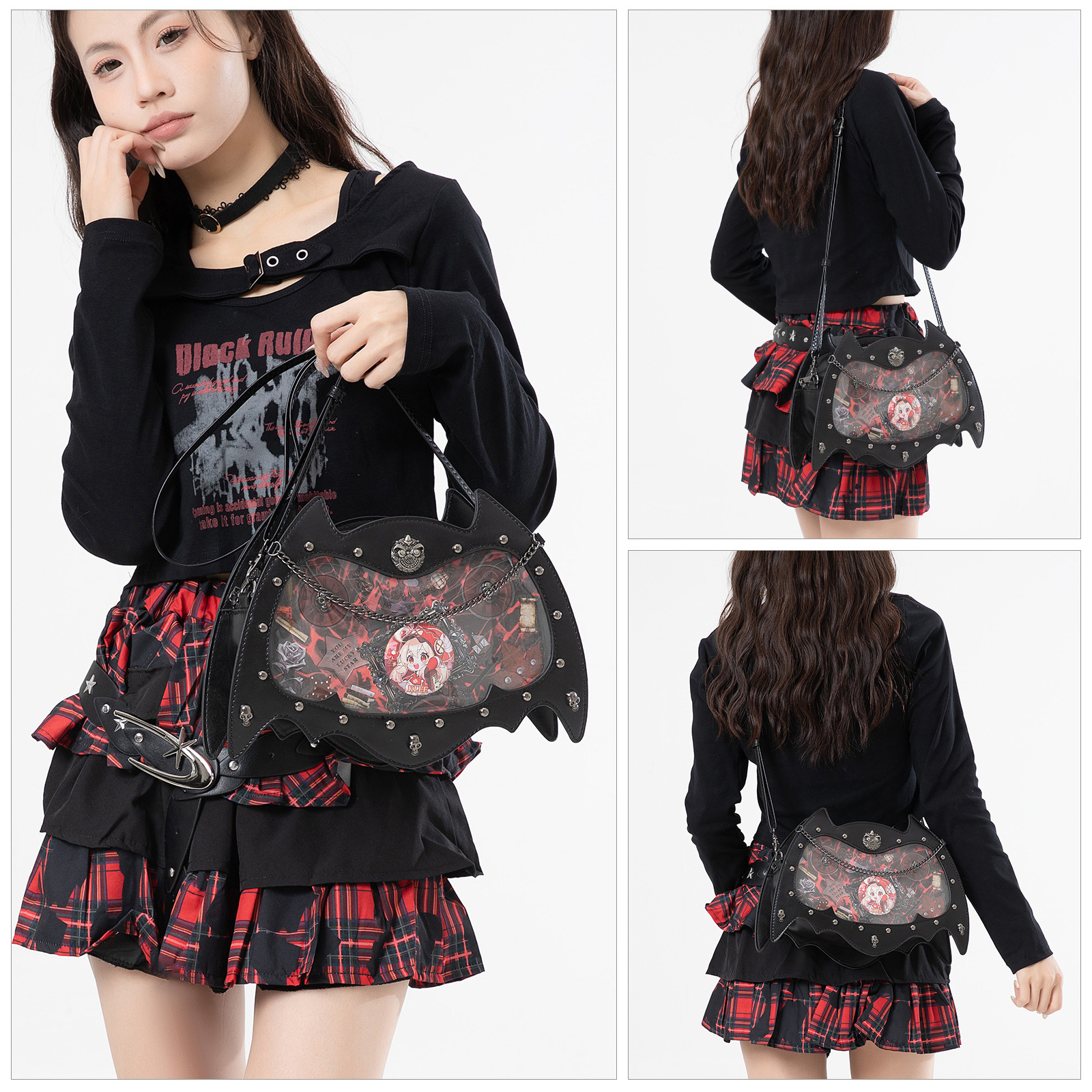 Large-capacity Transparent Storage Shoulder Bag For Women photo 2