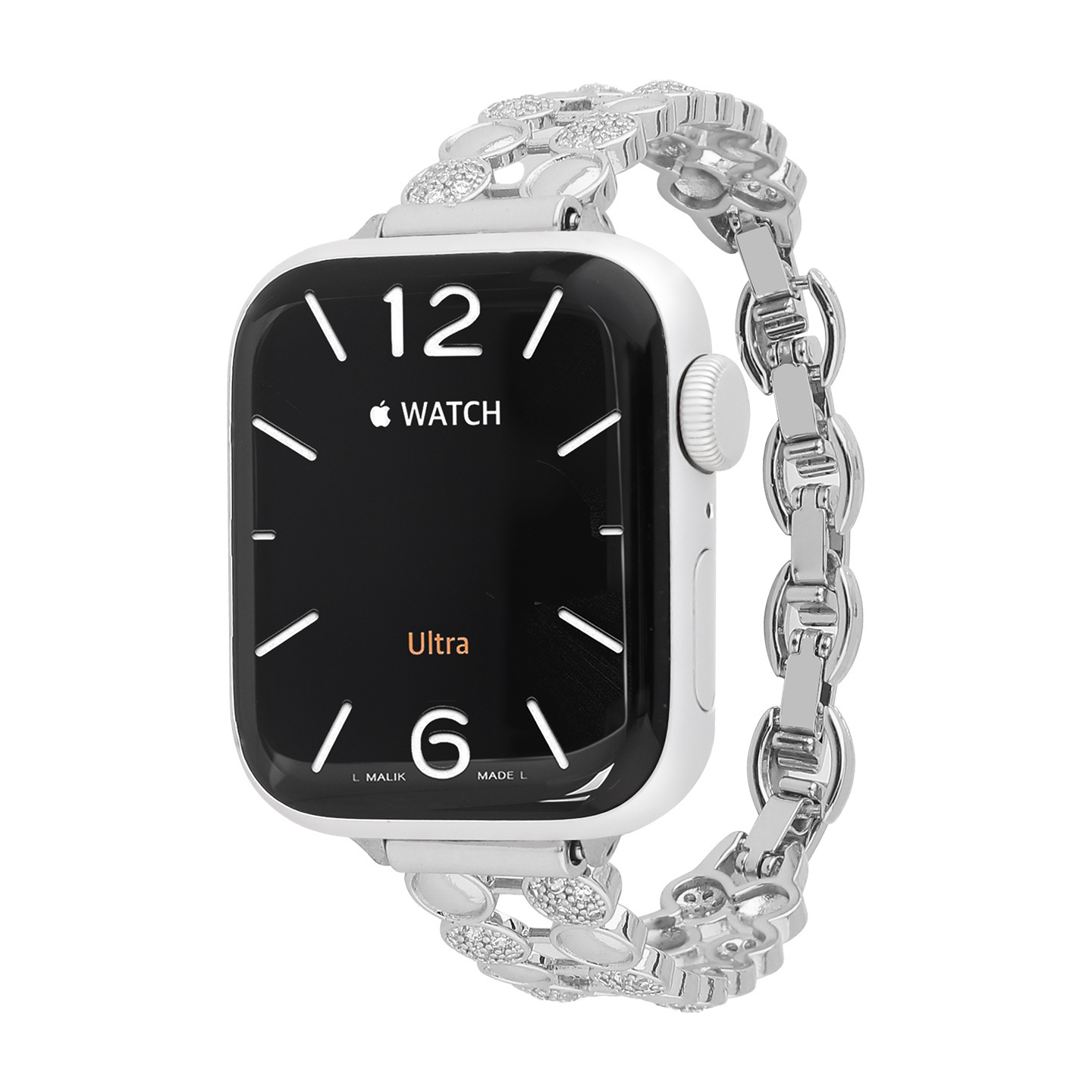 Fashionable Pure Copper Crushed-crystal Watch Strap photo 2