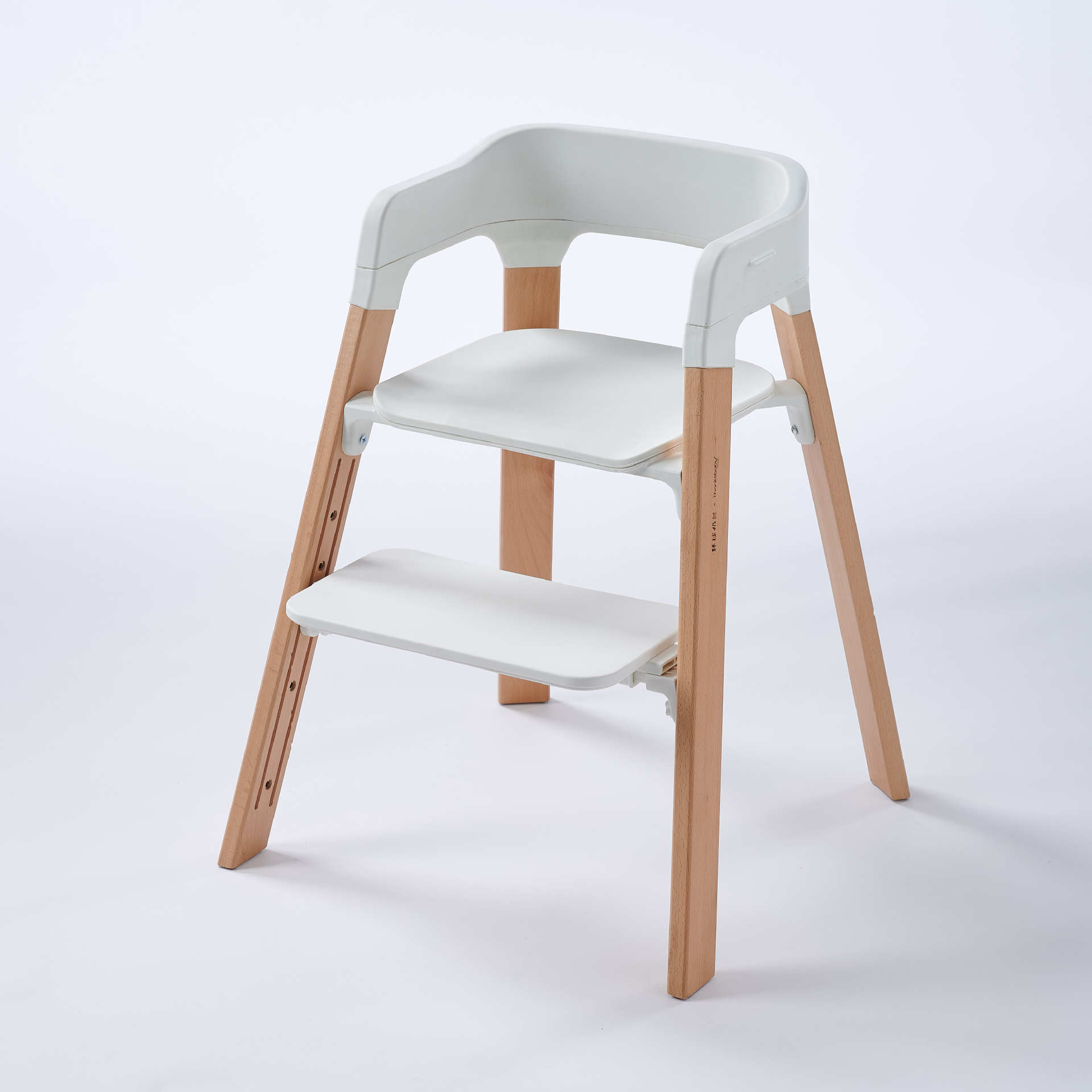 Solid Wood Adjustable Baby Dining Chair photo 6