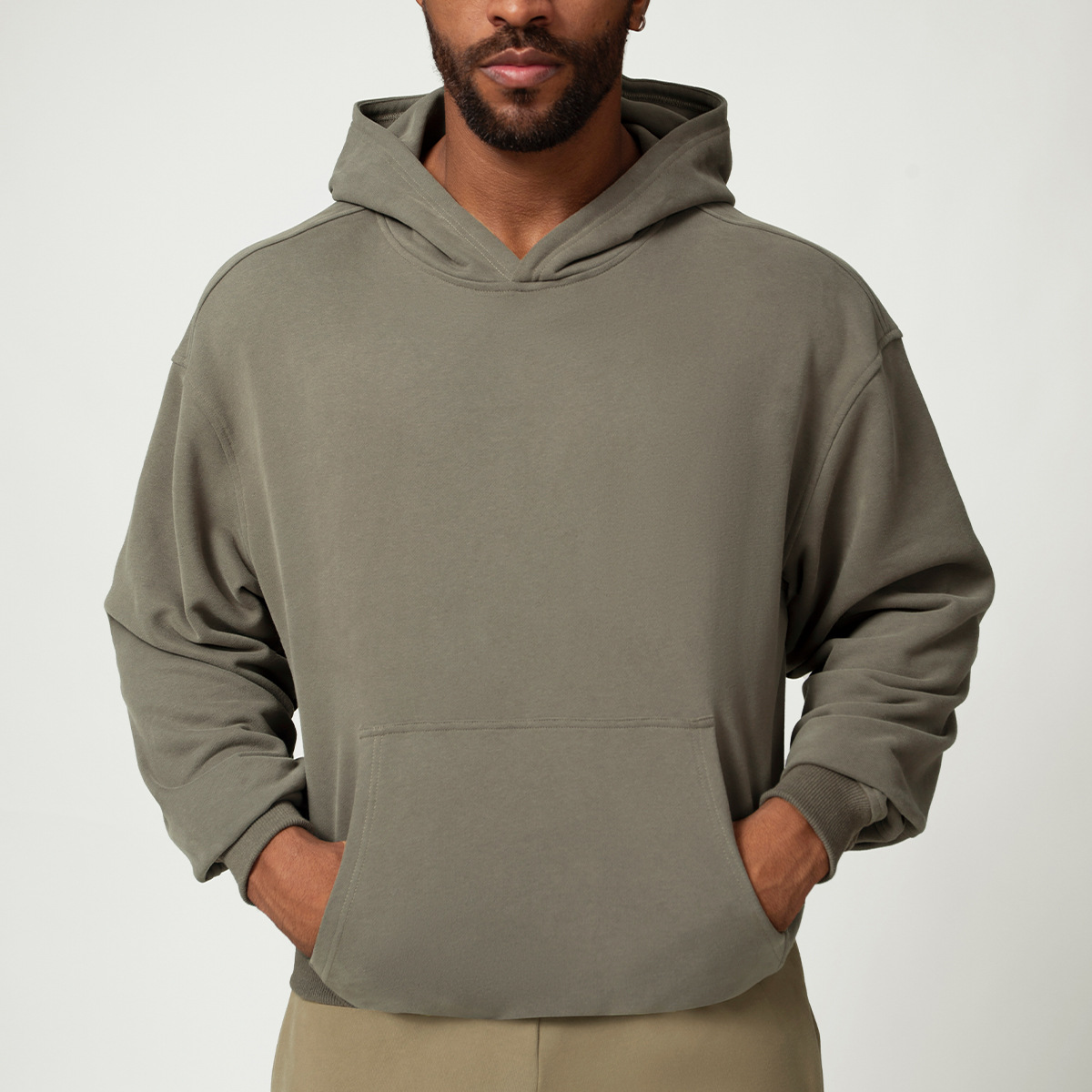 Mens Sporty Stylish And Casual Hooded Sweatshirt photo 6