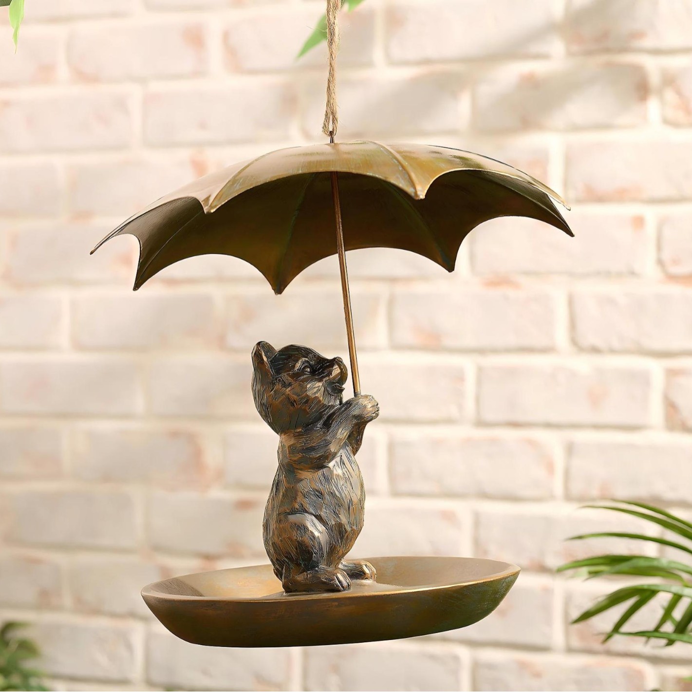 Home Creative Portable Umbrella Shaped Bird Feeder photo 1