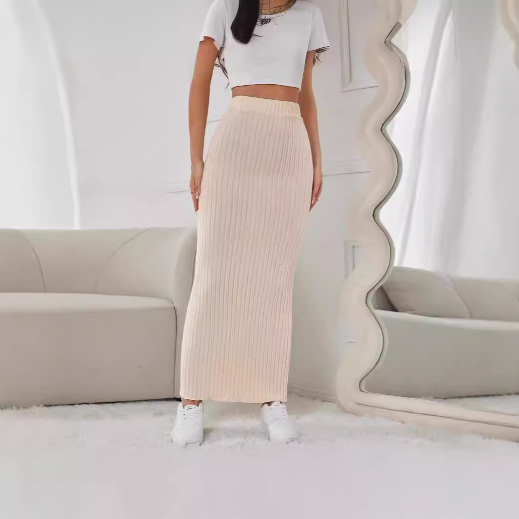 Fashionable Casual Elastic-waist Skirt For Women photo 2